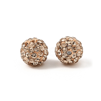 Pave Disco Ball Beads RB-A130-10mm-15-1