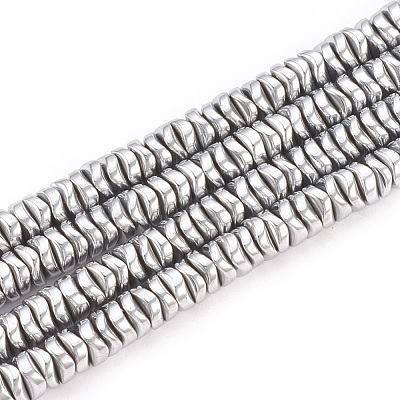 Electroplate Non-magnetic Synthetic Hematite Beads Strands G-T061-179K-1