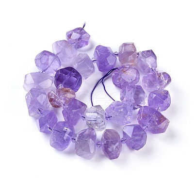 Natural Amethyst Beads Strands G-F653-07-1