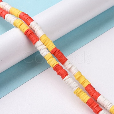Handmade Polymer Clay Bead Strands CLAY-C003-02A-1