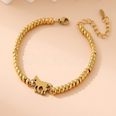 304 Stainless Steel Link Bracelets WG01C4C-06-1
