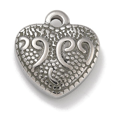 304 Stainless Steel Pendants STAS-D197-21AS-01-1