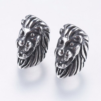 304 Stainless Steel European Beads STAS-I069-05AS-1