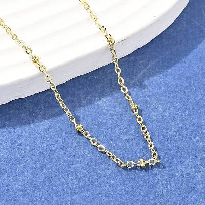 Brass Satellite Chains Necklace for Women NJEW-P265-38G-1