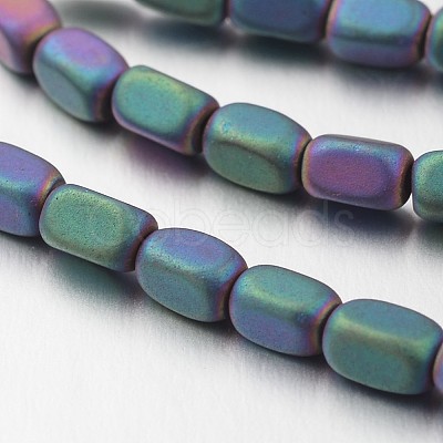 Electroplate Non-magnetic Synthetic Hematite Bead Strands G-F300-40B-F02-1