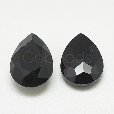 Pointed Back Glass Rhinestone Cabochons RGLA-T081-7x10mm-02-1