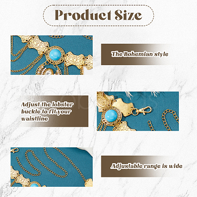 Alloy Charms Chain Belts FIND-WH20010-07B-1
