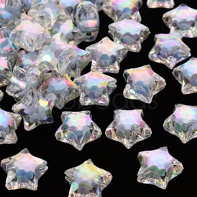 Transparent Acrylic Beads X-TACR-S152-02D-SS2113-1