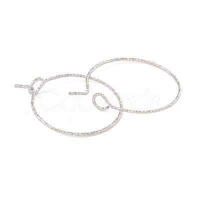 316 Surgical Stainless Steel Hoop Earrings Findings STAS-D183-02P-01-1