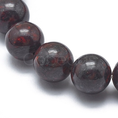 Natural Brecciated Jasper Bead Stretch Bracelets X-BJEW-K212-A-040-1
