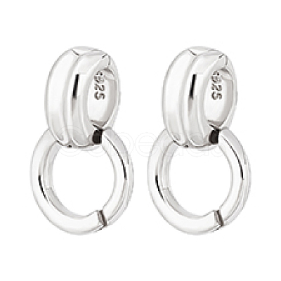 2Pcs 925 Sterling Silver Pendant Bails STER-PH0002-34-1