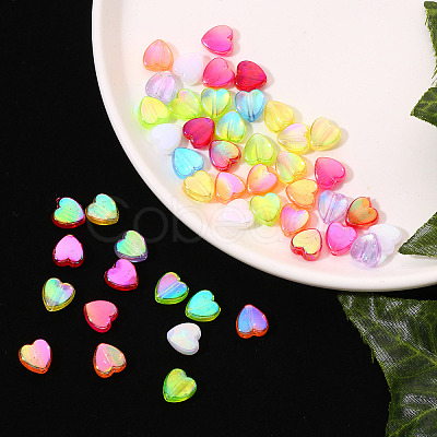 Eco-Friendly Transparent Acrylic Beads TACR-YW0001-07I-1