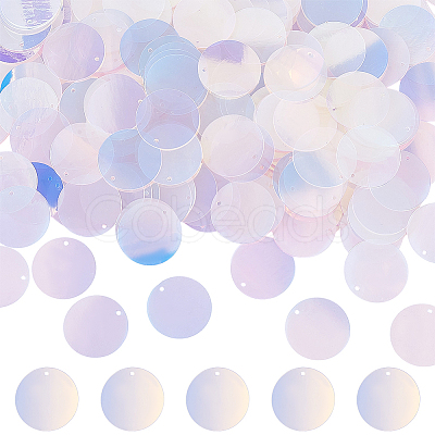 Iridescent PVC Paillette/Sequins Pendants PVC-PH0001-38B-1