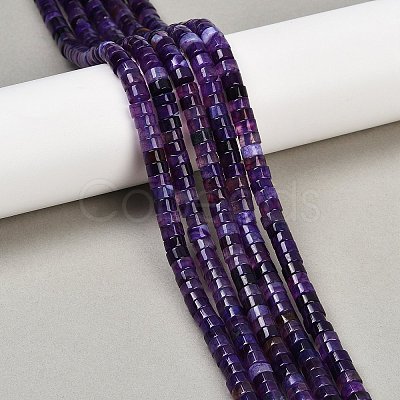 Dyed Natural Agate Beads Strands G-U030-B01-05-1