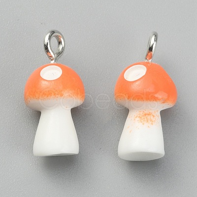 Opaque Resin Pendants RESI-CJC0012-16E-1