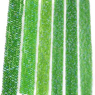 Electroplate Glass Beads Strands LS-EGLA-A044-T8mm-L11-1