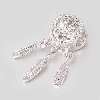 Alloy European Beads PALLOY-O091-01-1