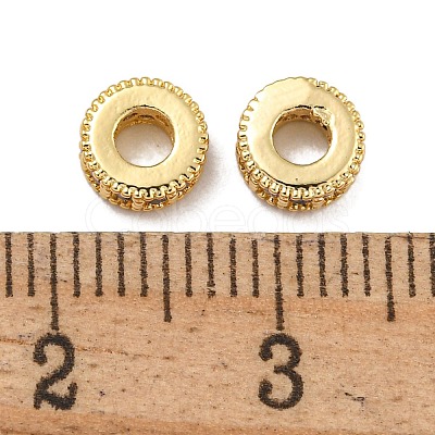 Rack Plating Brass Micro Pave Cubic Zirconia Beads KK-U030-30G-04-1