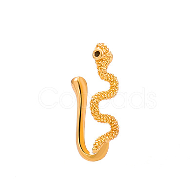 Brass Snake Clip on Nose Rings WGF4B6F-01-1