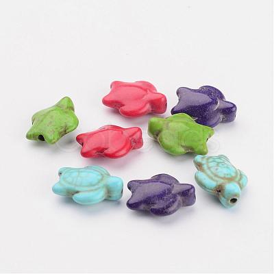 Dyed Synthetic Turquoise Beads X-G-M152-M-A-1