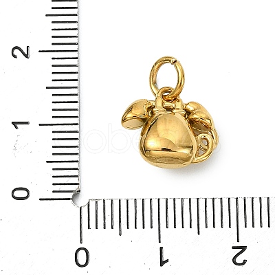 304 Stainless Steel Rhinestone Pendants STAS-A145-04L-G-1