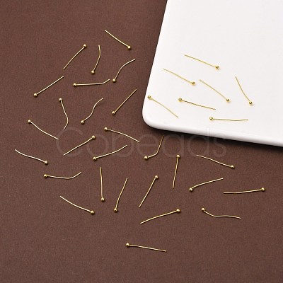 Brass Ball Head Pins X-KK-R020-04G-1