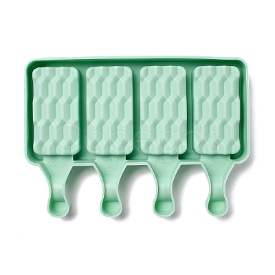 Food Grade DIY Rectangle Ice-cream Silicone Molds DIY-D062-04A-1