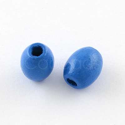 Dyed Natural Wood Beads WOOD-R249-032-1