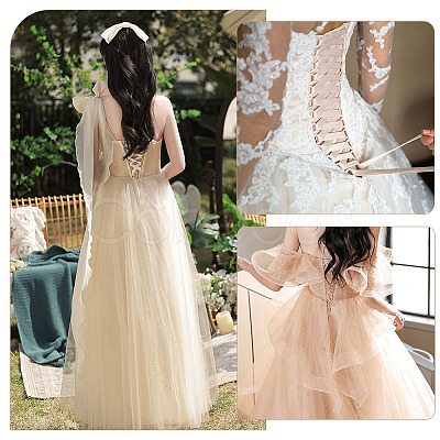 1 Set Women's Wedding Dress Zipper Replacement DIY-BC0009-93C-1