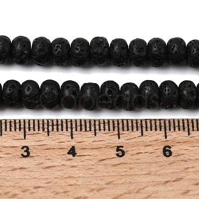 Natural Lava Rock Beads Strands G-A280-A18-01-1