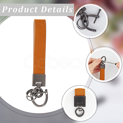 Cowhide Leather Keychain FIND-WH20001-72A-1