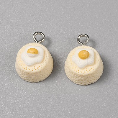 Opaque Resin Pendants RESI-TAC0016-09D-1