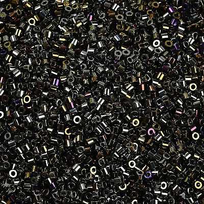 Electroplate Glass Seed Beads SEED-H003-10L-1
