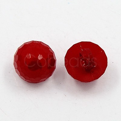 Acrylic Shank Buttons BUTT-E079-B-07-1