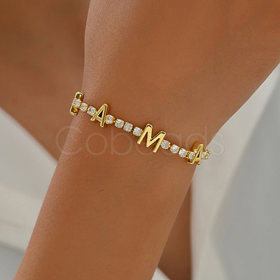 Cubic Zirconia Tennis Bracelet LS-AZ6587-1
