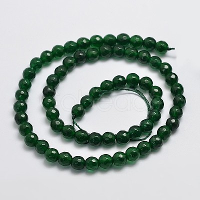 Natural Malaysia Jade Bead Strands G-A147-4mm-A07-1
