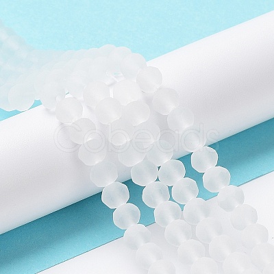 Transparent Glass Beads Strands EGLA-A044-T1mm-MD19-1