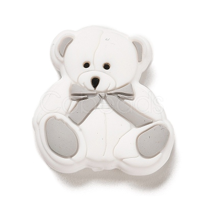 Bear Silicone Focal Beads SIL-D008-01B-1