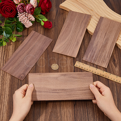 Walnut Wood Guitar Head DIY-WH0816-082-1