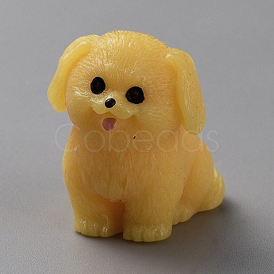 Resin Dog Figurines Ornament DJEW-TAC0007-01H-1