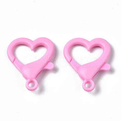 Opaque Acrylic Lobster Claw Clasps SACR-T358-02-1