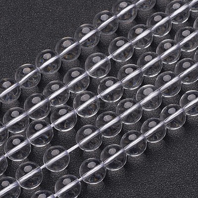 Synthetic Quartz Crystal Beads Strands GSR14mmA039-1-1