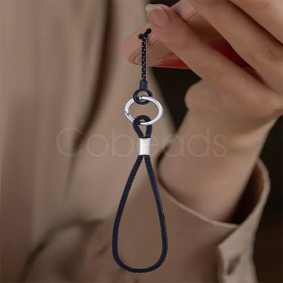 1Pc Alloy Rhinestone Mobile Straps HJEW-LP0001-88D-1