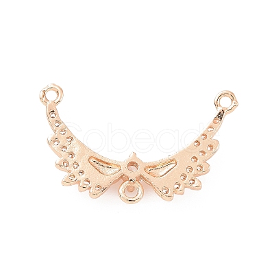 Brass Pave Clear Cubic Zirconia Chandelier Component Links ZIRC-K088-03KCG-1