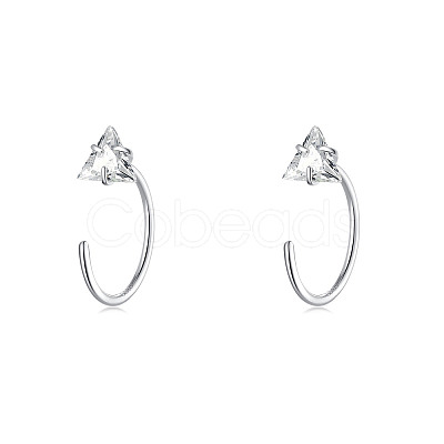999 Fine Silver Stud Earrings FS-WG1D9DE-17-1
