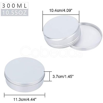 Round Aluminium Tin Cans CON-PH0001-66P-1