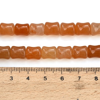 Natural Red Aventurine Beads Strands GG-CBA792A-E01-8x9mm-1