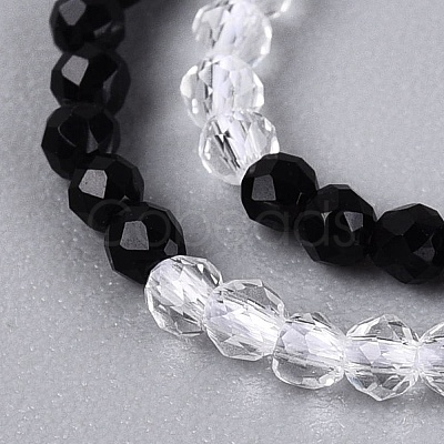 Transparent Glass Beads Strands GLAA-N074-01A-02-1