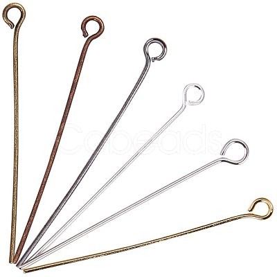 Brass Eye Pin Sets KK-PH0027-02-1