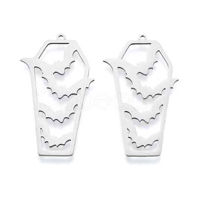 Non-Tarnish Halloween 201 Stainless Steel Pendants STAS-N090-LA978-1-1